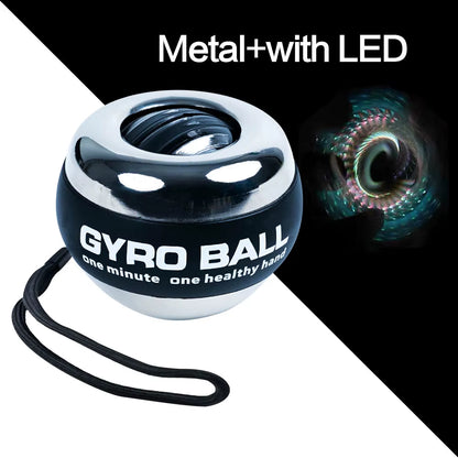 GyroForce™ LED Power Wrist Ball – Light Up Your Strength, Anywhere, Anytime
